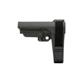 SB Tactical SBA3 Adjustable Brace 5 Position Stealth Gray