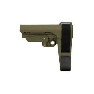 SB Tactical SBA3 Adjustable Brace 5 Position OD Green