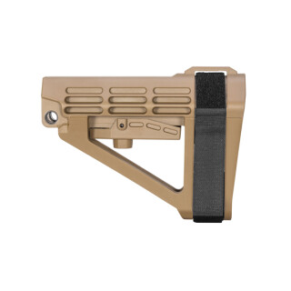 SB Tactical SBA4 Pistol Stabilizing Brace 5 Position FDE