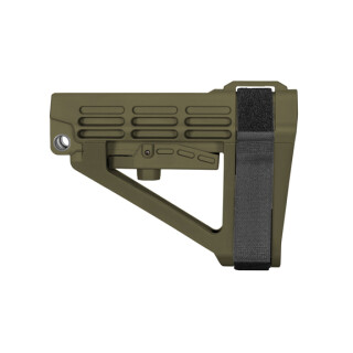 SB Tactical SBA4 Pistol Brace Adjustable OD Green