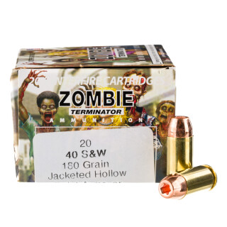 Armscor USA .40 S&W Ammunition 20 Rounds JHP 180 Grain 