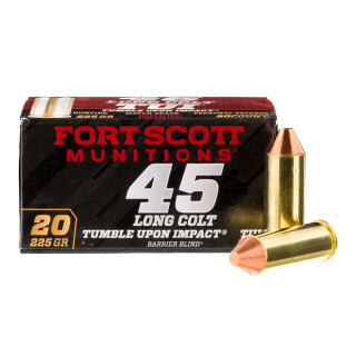 Fort Scott Munitions .45 Long Colt Ammunition 20 Rounds SCS TUI 225 Grain