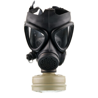 Israeli M15 Military Gas Mask with New Filter and Drinking Tube
