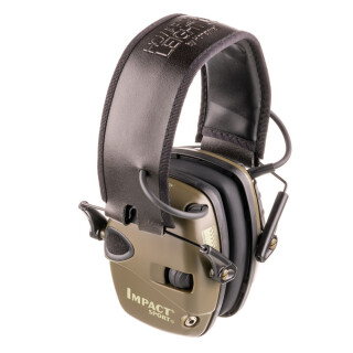 Howard Leight Impact Sport Electronic Earmuffs 22 NRR Green