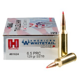 Hornady American Whitetail Tipped 6.5 Creedmoor Ammunition 20 Rounds SST 129 Grains