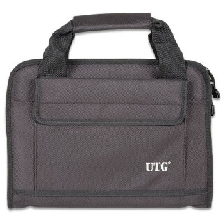 Leapers UTG Deluxe Pistol Case Black Securely Holds Two Handguns