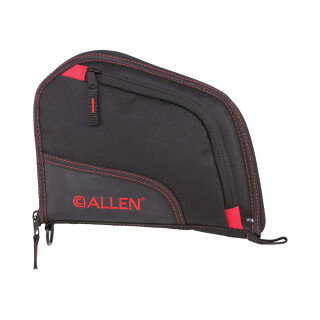 Allen Auto-Fit Handgun Case 9" Black/Red