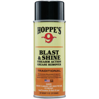 Hoppe's No. 9 Blast & Shine Firearms Action Grease Remover 11 oz Aerosol