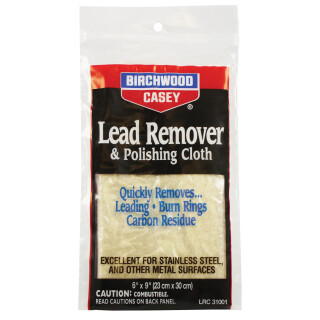 Birchwood Casey Lead Remover and Polishing Cloth 6"x9" 31002