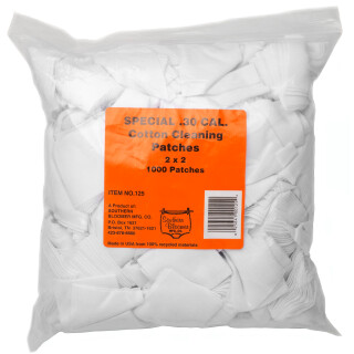 Southern Bloomer .30 Caliber Cotton Cleaning Patch 2" x 2" Bag of 1000