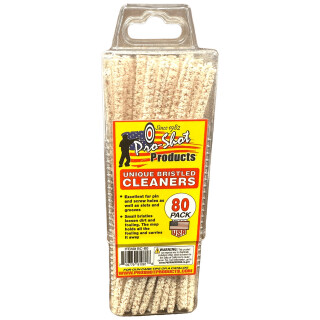 Pro-Shot Unique Bristled Cleaners Cotton/Bronze 80ct