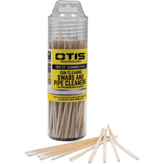 Otis Technology 100 Single Tip Swabs/50 Pipe Cleaners in Twist Top Container FG-241-857