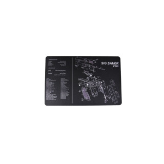 JE Machine 11" x 17" Handgun Cleaning Mat with Sig Sauer P220 Imprint