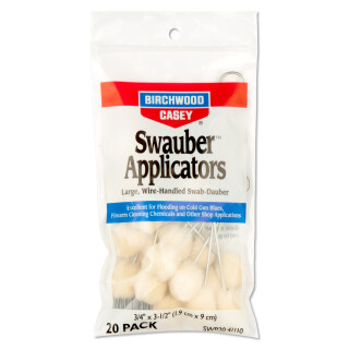 Birchwood Casey Swauber Applicators 20 Pack 41110