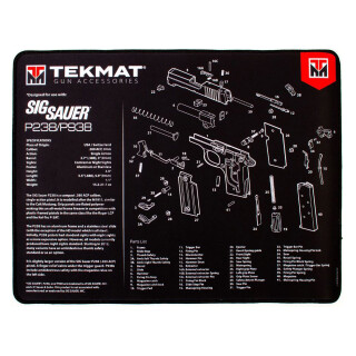 TekMat Sig Sauer P238 Ultra Premium Gun Cleaning Mat Neoprene
