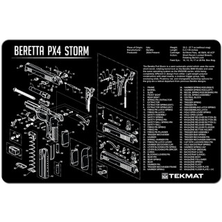 TekMat Beretta PX4 Storm Gun Cleaning Mat Neoprene