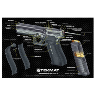 TekMat Cut Away Gun Cleaning Mat Neoprene For Glock Gen 4