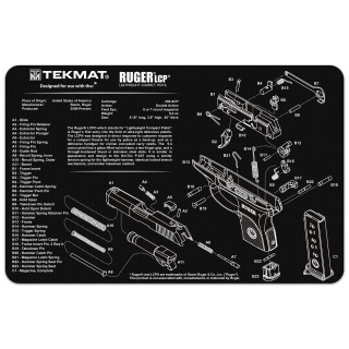 TekMat Gun Cleaning Mat For Ruger LCP Neoprene