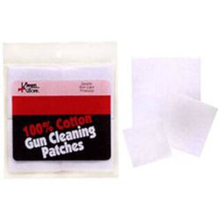 KleenBore Super Shooter Cotton Flannel Patches Big Bore Shotguns 4" 25 Pack