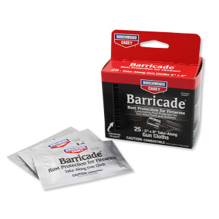 Birchwood Casey Barricade Gun Cloths 25 Pack 33025