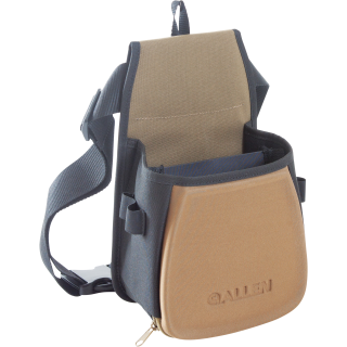 Allen Eliminator Double Compartment Shooting Bag, Black/Tan