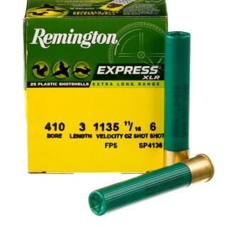 Remington Express LR .410 3" #6 Shot 11/16 oz 25 Round Box