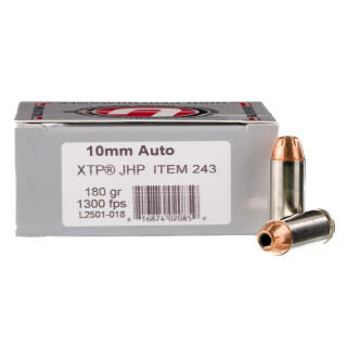 Underwood Ammo 10mm Auto Ammunition 20 Rounds XTP JHP 180 Grain