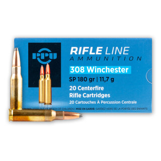 Prvi Partizan .308 Winchester Ammunition 200 Rounds SP 180 Grains