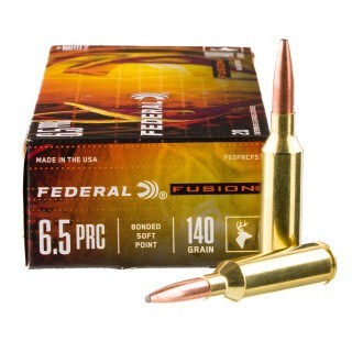 Federal Fusion 6.5 PRC Ammunition 20 Rounds SP 140 Grains