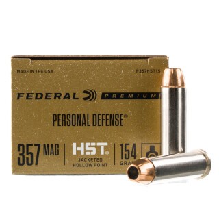 Federal HST .357 Magnum Ammunition 20 Rounds JHP 154 Grains