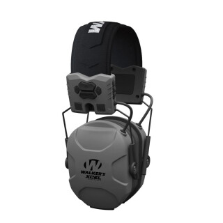Walker's XCEL 500BT Digital Electronic Muff With Voice Clarity And Bluetooth Gray