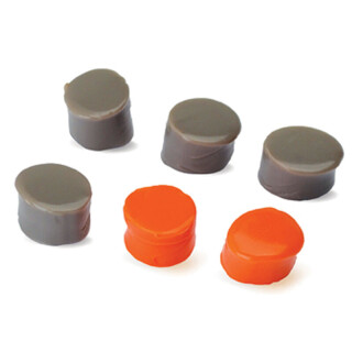 Walker's Game Ear Custom Molded Ear Plug Kit 3 Pair Orange Flat Dark Earth