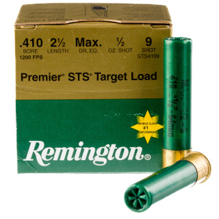 Remington Premier STS Target .410 Ammunition 25 Rounds 2-1/2" #9 Lead 1/2 oz