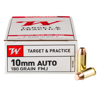 Winchester USA 10mm Auto Ammunition 500 Rounds FMJ 180 Grains