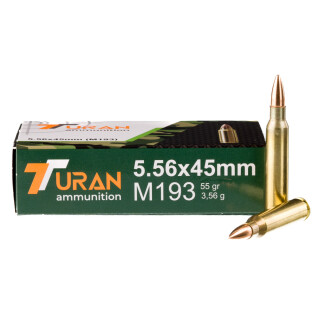 Turan 5.56 NATO Ammunition 750 Rounds FMJ 55 Grain