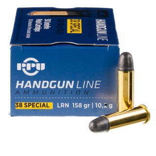 Prvi Partizan .38 Special Ammunition 50 Rounds LRN 158 Grain