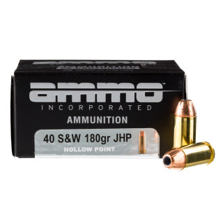 Ammo Inc Signature .40 S&W Ammunition 20 Rounds JHP 180 Grain