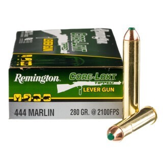 Remington Core-Lokt Tipped Lever Gun .444 Marlin Ammunition 20 Rounds Polymer Tip 280 Grains