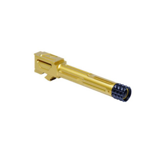 Killer Innovations Velocity Barrel for Glock 19 Threaded Gold TiN