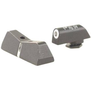 XS Sight Systems DXT Standard Dot Night Sights For Glock 17/19/22/23 Green Tritium Front/Solid /Tritium Rear Matte Black