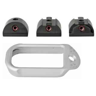 Battle Arms Development Magwell for Glock 17/22/31 Clear/Silver