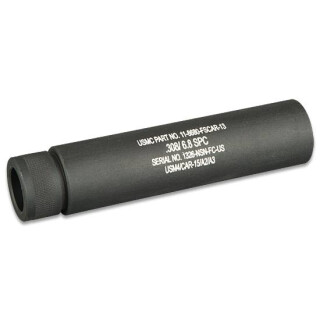 GunTec AR .30 Caliber Slip Over Fake Suppressor 5/8x24 TPI Aluminum Black 1326-308      