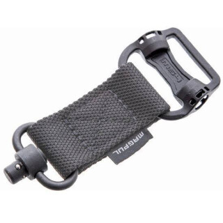 Magpul MS1 Sling Quick Detach Adapter With Dual QD Loop Hardware Nylon/Steel Grey MAG519-GRY