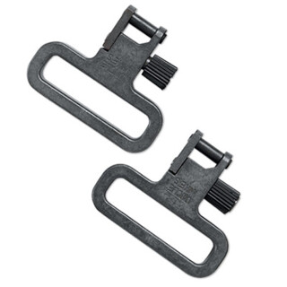 Uncle Mike's Super Heavy Duty Mil-Spec Swivels 1.25" Swivel Loop Steel Construction Silver Finish