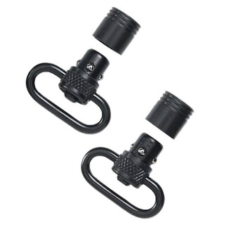 Uncle Mike's Push Button Quick Detach 1" Swivels Blued 2 Pack MO10112