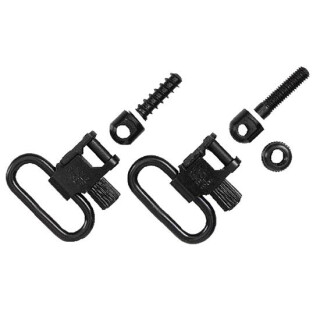 Uncle Mike's Quick Detach 1" Super Swivels Metal Black 1001-2