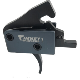 Timney Triggers The Impact AR-15 Curved Trigger Small Pin Solid 3 lbs 