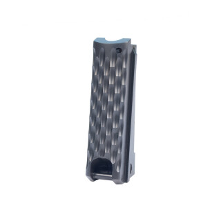 Ed Brown 1911 Mainspring Housing with Lanyard Loop Chainlink Blued