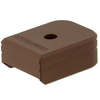 Leapers UTG PRO +0 Base Pad, Walther PPQ 9/40, Matte Bronze Aluminum