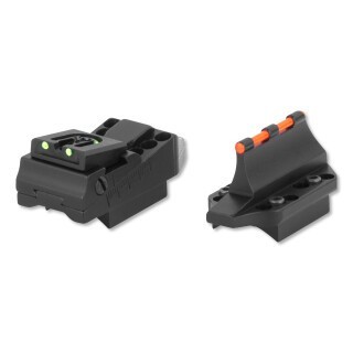 Williams Fire Sights Vent Rib Shotgun Slugger Sight Set Aluminum Black 70230